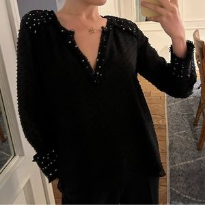 Polka dot top from Zara, size S!!